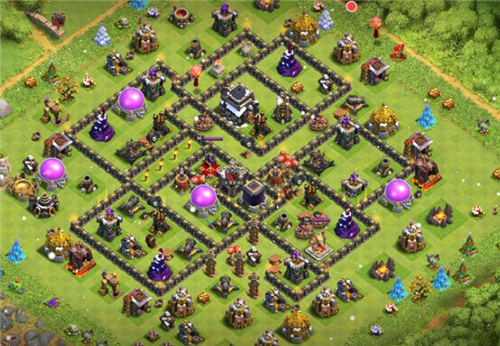 部落冲突9本最强布阵 2023九本最强阵型图