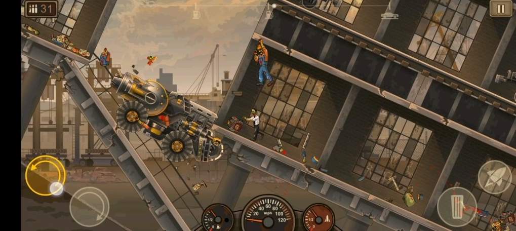 战车撞僵尸手机版