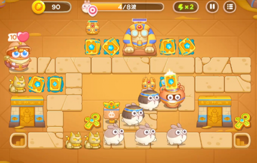 保卫萝卜4法老归来第8关攻略