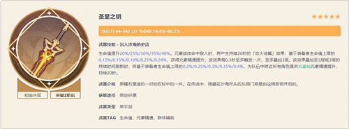 原神妮露武器排行榜 四星五星武器排名