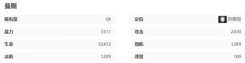 龙族卡塞尔之门曼斯角色档案