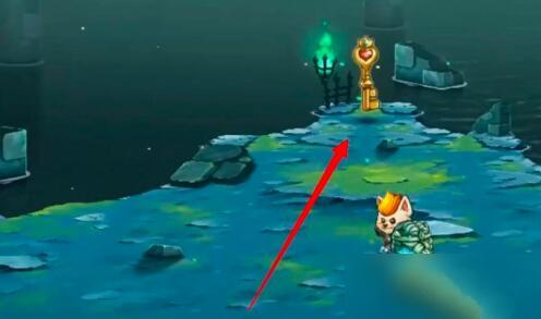 猫咪斗恶龙金钥匙在位置