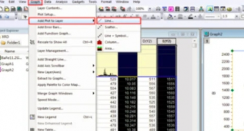 Origin怎么把两组数据画在一个图上