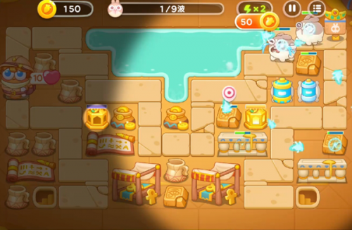 保卫萝卜4法老归来第7关攻略