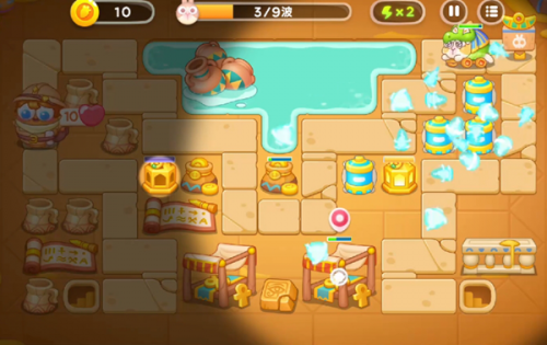 保卫萝卜4法老归来第7关攻略