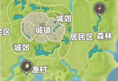 心动小镇小火烈鸟位置一览