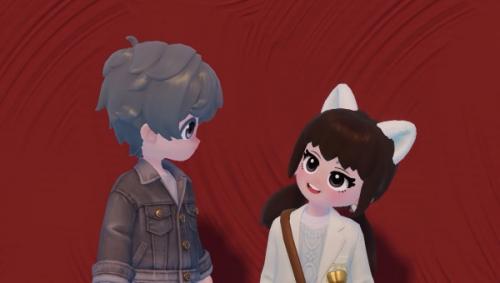 心动小镇红底照拍摄方法