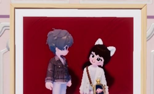 心动小镇红底照拍摄方法