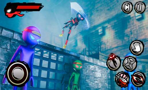 火柴人忍者武士英雄截图2