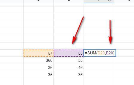 腾讯文档表格怎么算总和