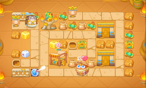 保卫萝卜4法老归来第33关攻略