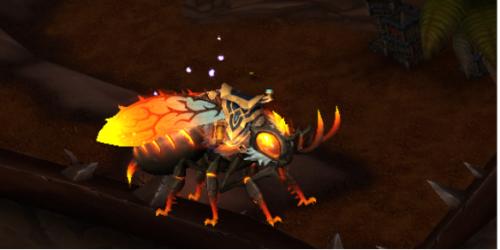 魔兽世界11.0酷热碎烬花粉换坐骑位置一览