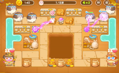 保卫萝卜4法老归来第5关攻略