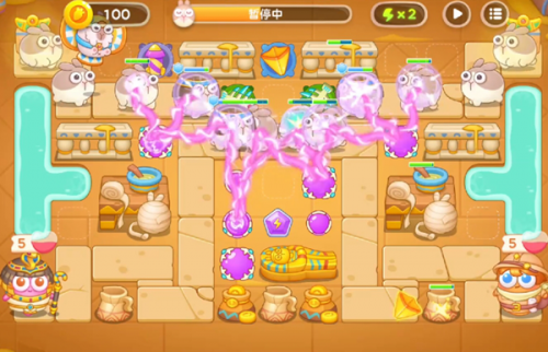 保卫萝卜4法老归来第5关攻略