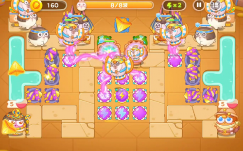 保卫萝卜4法老归来第5关攻略