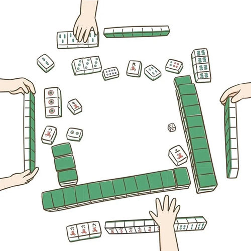 打麻将表白表情包